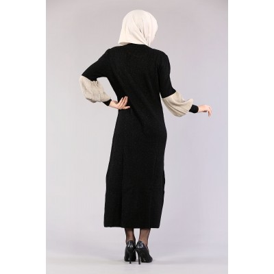 Tekbir 8291 Balloon Sleeve Dress Single Tekbir 8291 Balloon Sleeve Dress Single