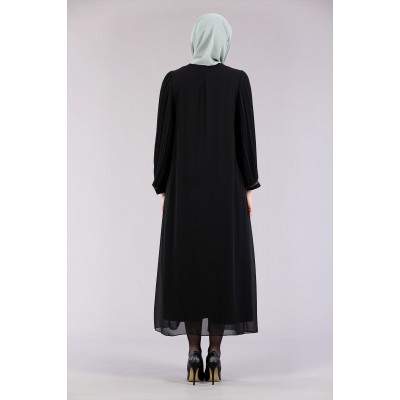 Tekbir N13030 Chiffon Dress Tekbir N13030 Chiffon Dress