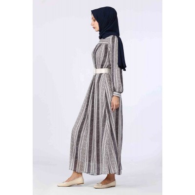 Tekbir Revival Belt Wrap Dress Tekbir Revival Belt Wrap Dress
