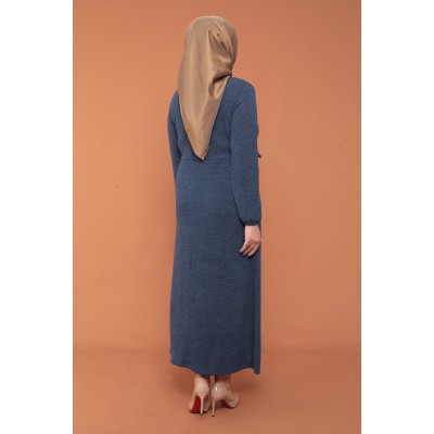 Tekbir 8129 3 Button Dress Tekbir 8129 3 Button Dress