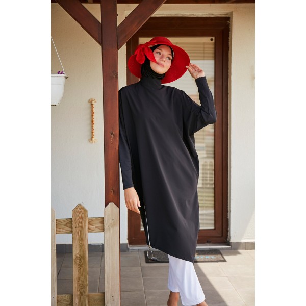 Mayo burkini Marina Basic Black Fully Covered Hijab Swimwear M2318