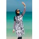 Mayo burkini Marina Black Full Covered Hijab Swimsuit M2302