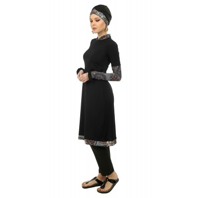 Mayo Burkini Aysegul Rice Patterned Swimsuit