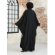 Filizzade Women Abaya V-Neck Unlined