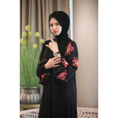 ABAYA red sleeve ABAYA red sleeve