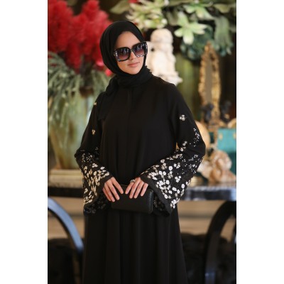Abaya LACE SLEEVE FERRACE Abaya LACE SLEEVE FERRACE
