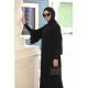 Abaya BLACK SLICE STONE FERRACE