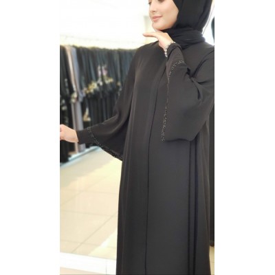 Abaya Stone Sandy Arm Abaya Stone Sandy Arm