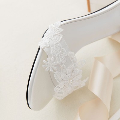 Wedding Shoes Women's Leatherette Chunky Heel Sandals Beach Wedding Shoes With Applique Wedding Shoes Women's Leatherette Chunky Heel Sandals Beach Wedding Shoes With Applique