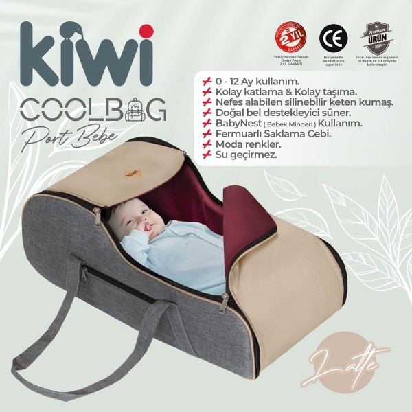 Baby box for mam Kiwi Coolbag Waterproof Imported Fabric Carry Cot