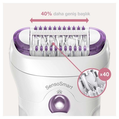 Braun Silk-épil 9 9710 Senso Smart Epilator / Epilation Braun Silk-épil 9 9710 Senso Smart Epilator / Epilation