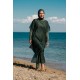 burkini cover Marina Hijab Swimsuit Over Kaftan Kimono Pareo P2202-Khaki