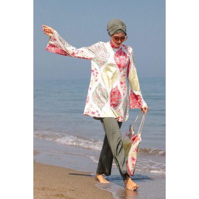 Mayo burkini Marina Hijab Swimsuit 1948-Khaki Mayo burkini Marina Hijab Swimsuit 1948-Khaki