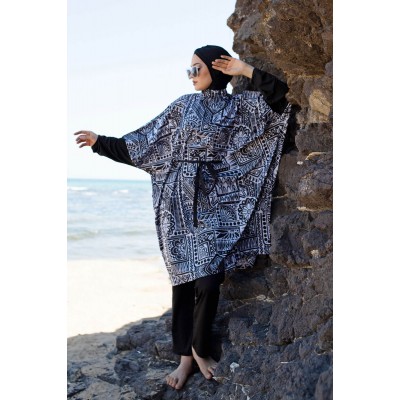 Mayo burkini Marina Hijab Swimsuit 1992-Black Mayo burkini Marina Hijab Swimsuit 1992-Black