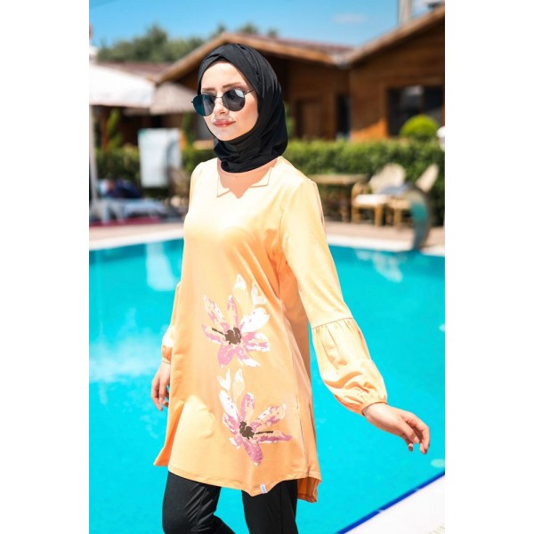 Mayo burkini Marina Hijab Swimsuit M2013 - light pink