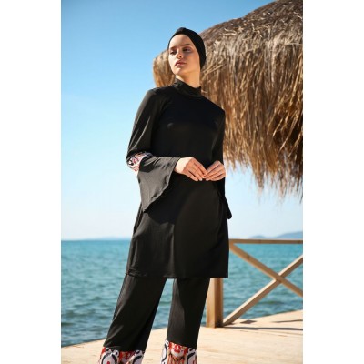 Mayo burkini Marina Hijab Swimsuit 1961-Black Mayo burkini Marina Hijab Swimsuit 1961-Black