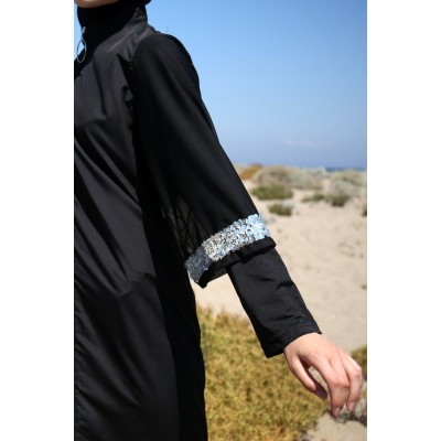 Mayo burkini Marina Swimsuit Hijab Swimsuit M2032-Black Mayo burkini Marina Swimsuit Hijab Swimsuit M2032-Black