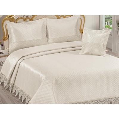 Duvet Cover Dowry Quilted Bed Cover Hitit Cream Duvet Cover Dowry Quilted Bed Cover Hitit Cream