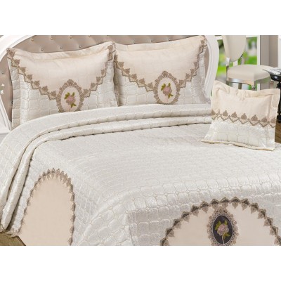 Duvet Cover Dowry Quilted Bedspread Marseille Cream Duvet Cover Dowry Quilted Bedspread Marseille Cream