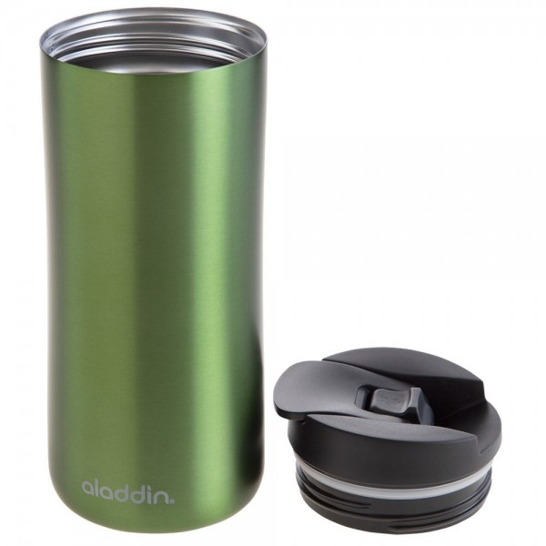 Thermos Aladdin 0.35L Leak-Lock Thermavac Steel Mug - Thermos Cup