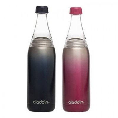 Aladdin Fresco Thermavac Stainless Steel Water Bottle - 0.6L Deep Navy