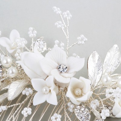 Wedding Accessories Ladies Fine Alloy / Imitation Pearls Venetian Pearl With Combs and Barrettes Wedding Accessories Ladies Fine Alloy / Imitation Pearls Venetian Pearl With Combs and Barrettes