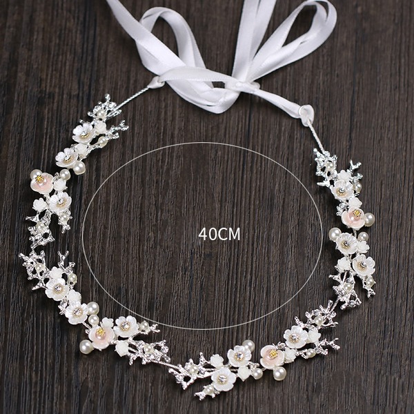 Wedding Accessories Ladies Fine Rhinestone Alloy  Imitation Pearls Headbands With Rhinestone