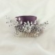 Wedding Accessories Ladies Glamourous Alloy Combs and Barrettes With Crystal 