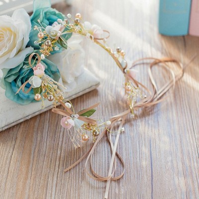 Wedding Accessories Ladies Classic Rhinestone / Imitation pearls / Silk Flower Headbands Wedding Accessories Ladies Classic Rhinestone / Imitation pearls / Silk Flower Headbands