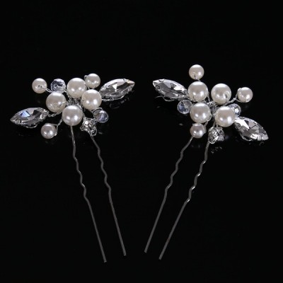 Wedding Accessories Ladies Fine Alloy / Imitation pearls Hairpins Wedding Accessories Ladies Fine Alloy / Imitation pearls Hairpins