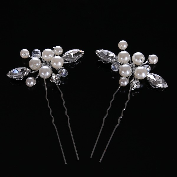 Wedding Accessories Ladies Fine Alloy / Imitation pearls Hairpins 