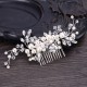 Wedding Accessories Glamorous Alloy Combs and Buckles With Pearl