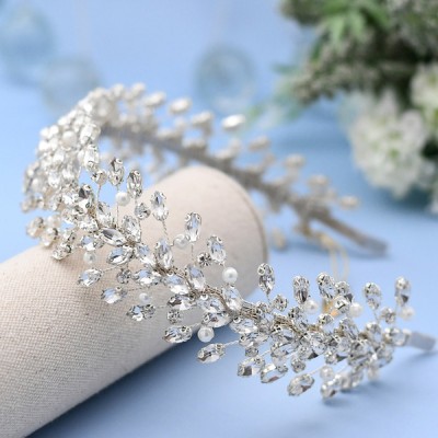 Wedding Accessories Ladies Kids Beautiful Rhinestone Imitation Pearls Crowns Wedding Accessories Ladies Kids Beautiful Rhinestone Imitation Pearls Crowns