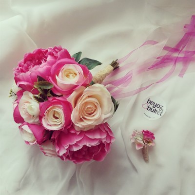 Wedding Bouquet Fuchsia Salmon Bridal Bouquet Wedding Bouquet Fuchsia Salmon Bridal Bouquet