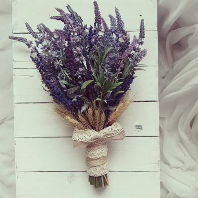 Wedding Bouquet Lavender Virgo Bridal Bouquet (Flower) Wedding Bouquet Lavender Virgo Bridal Bouquet (Flower)
