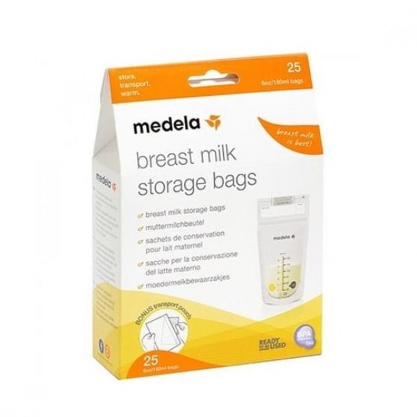 Medela Breast milk Storage Bags 25 Pcs - Medela Breast milk